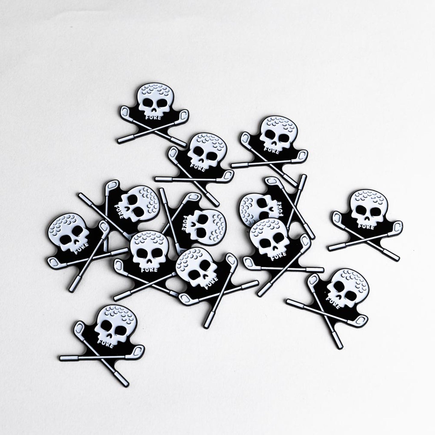 skull ball marker