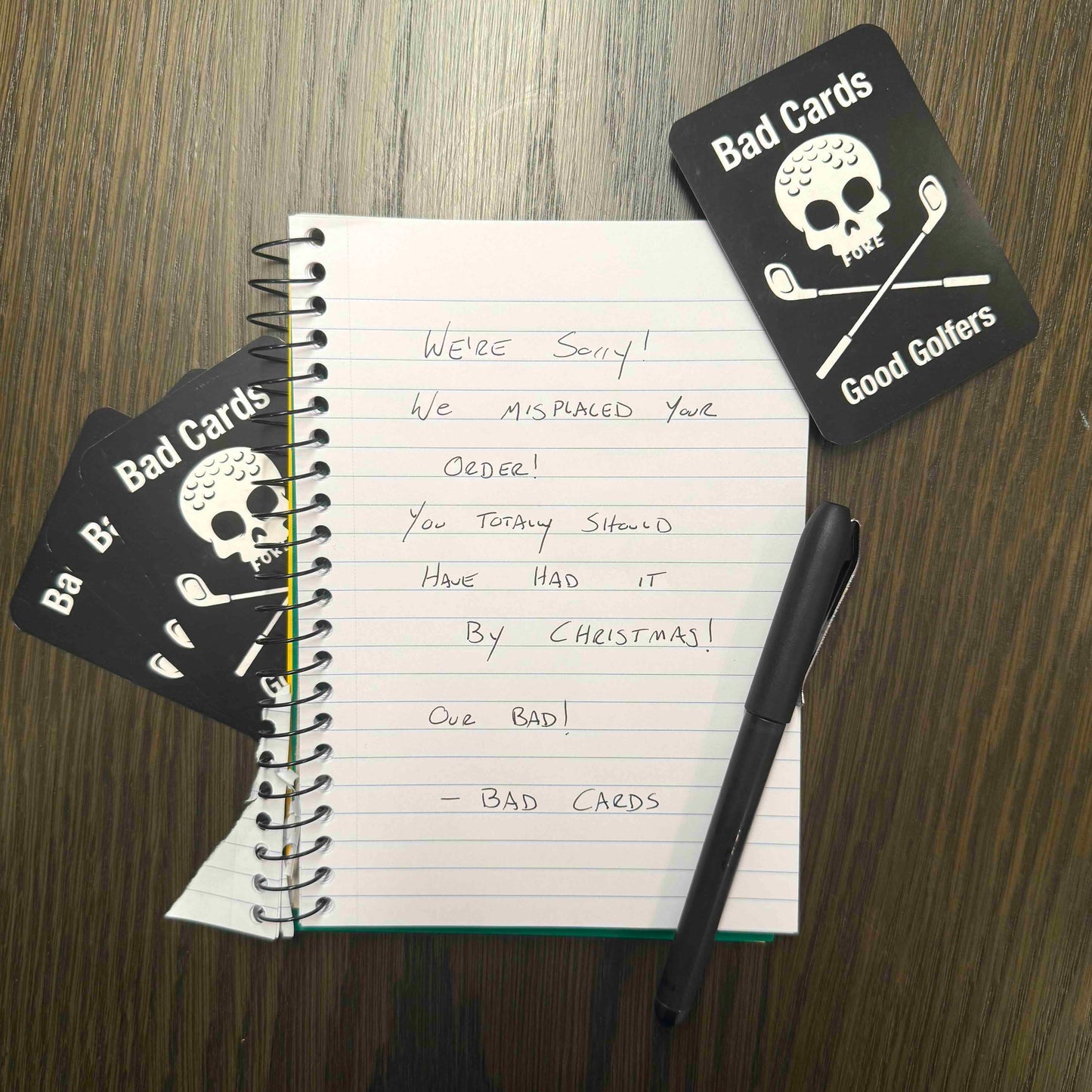 Late Package Apology Note