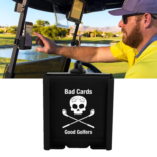 Bad Cards Phone Caddy- Golf Cart Mount For Your Cell Phone