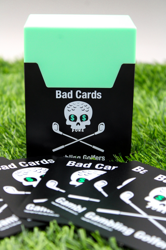 Bad Cards Fore GAMBLING Golfers (Gambling Game - Weatherproof Edition)