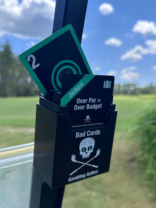 Bad Cards Fore GAMBLING Golfers (Gambling Game - Weatherproof Edition)