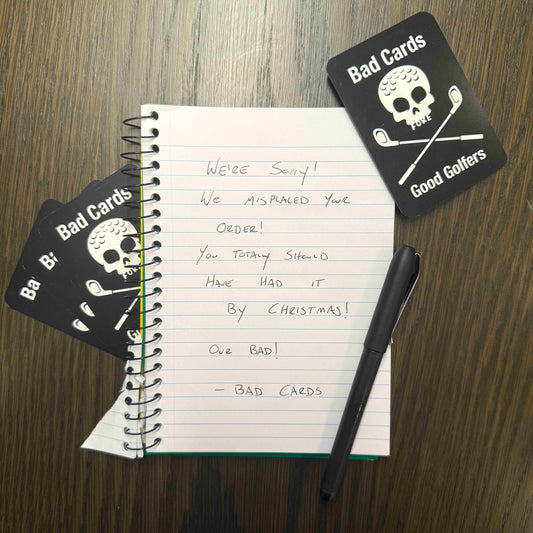 Late Package Apology Note