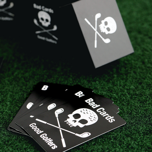Bad Cards Fore Good Golfers card game for golf